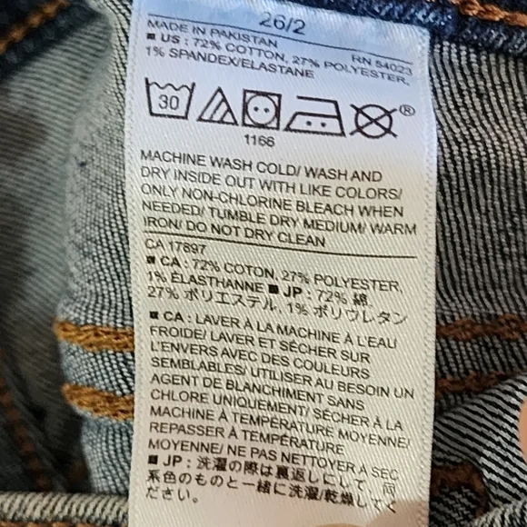 Banana republic bermuda denim short color blue size 26/2 - Picture 6 of 6